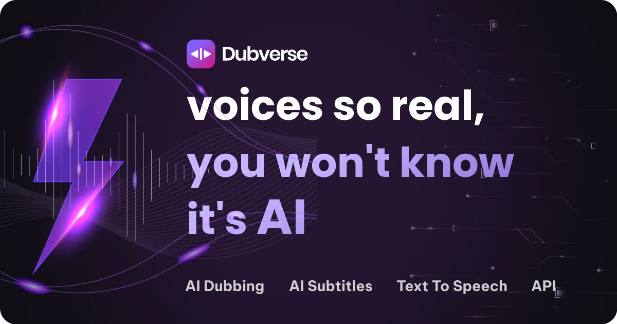 Preview of Dubverse.ai