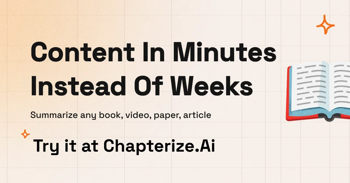 Preview of Chapterize.ai - AI-Powered Summaries