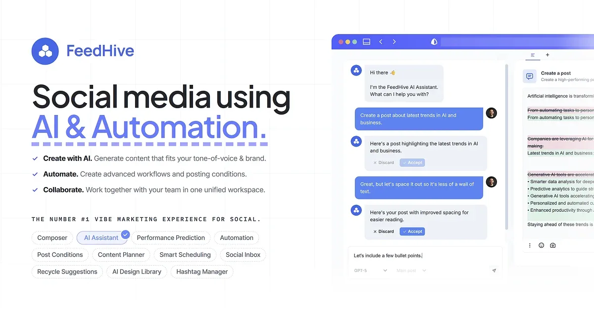 Preview of FeedHive