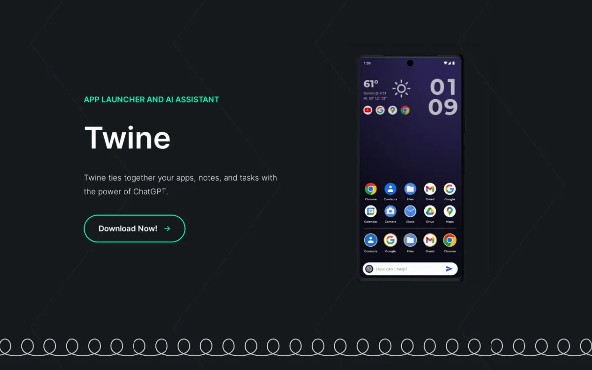 Preview of Twine AI Launcher