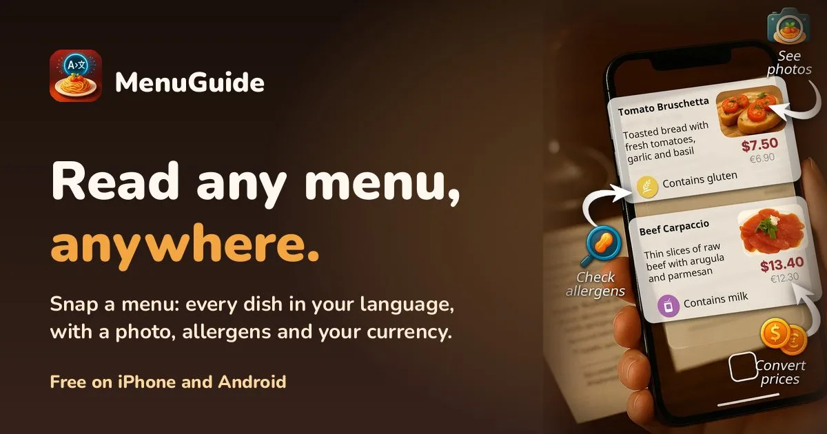 Preview of MenuGuide