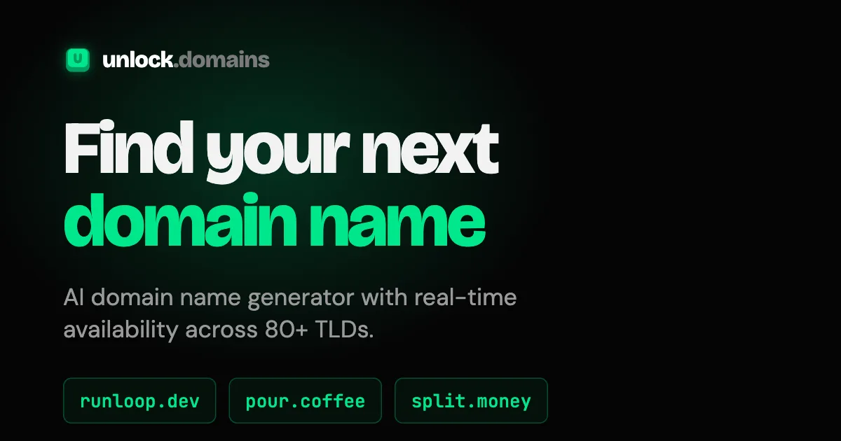 Preview of unlock.domains