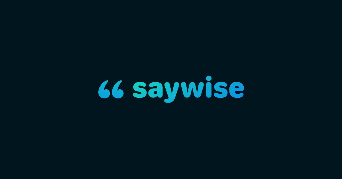 Preview of Saywise