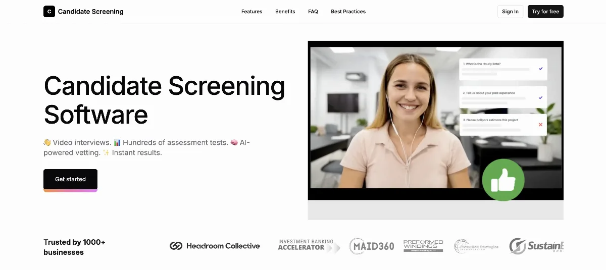 Preview of Candidatescreenings