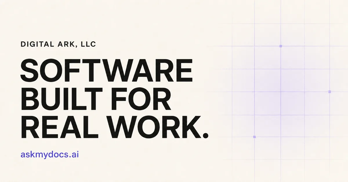 Preview of Digital Ark, LLC