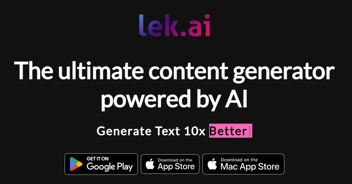 Preview of lek.ai