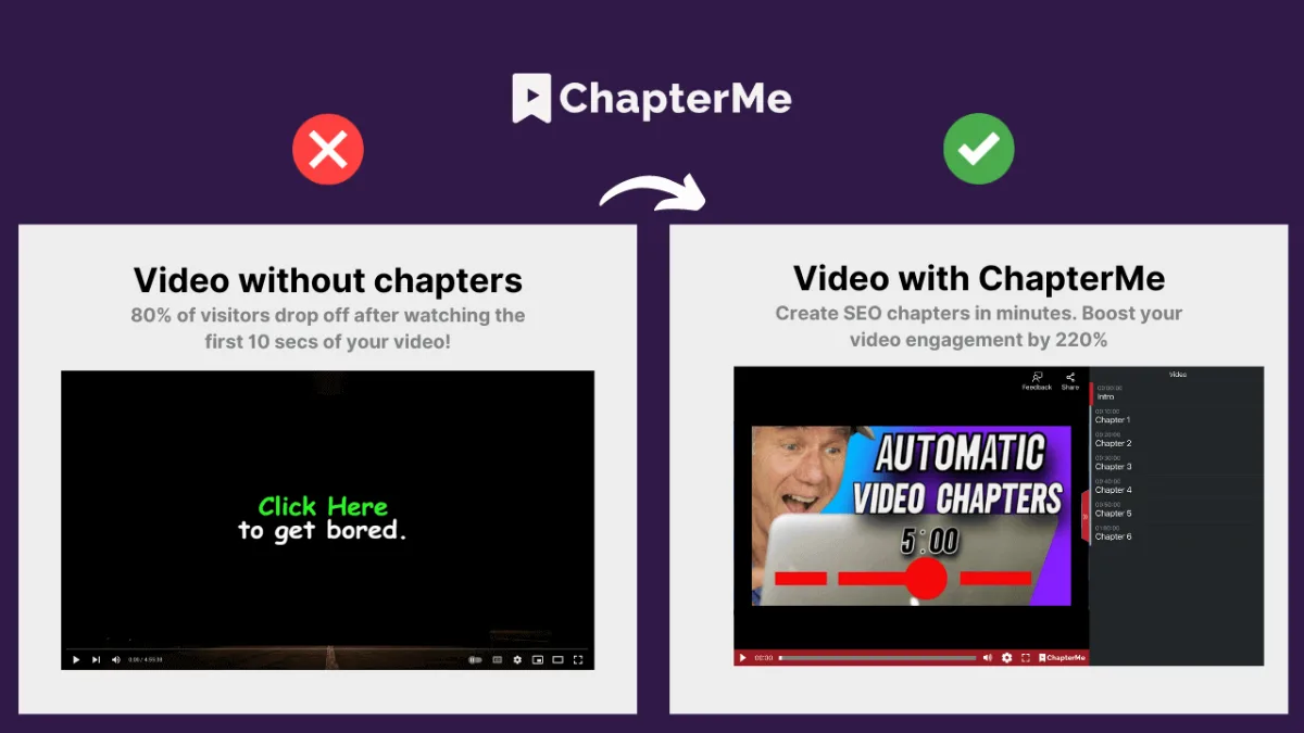 Preview of ChapterMe Website