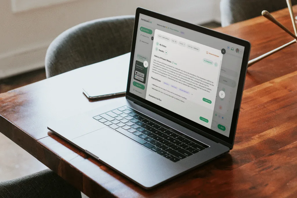 Preview of Physician UX