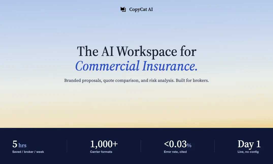 Preview of CopyCat AI