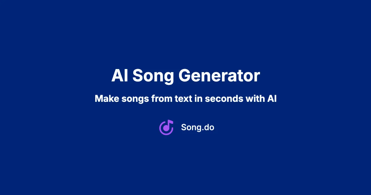 Preview of Free AI Song Generator ｜ Song.do