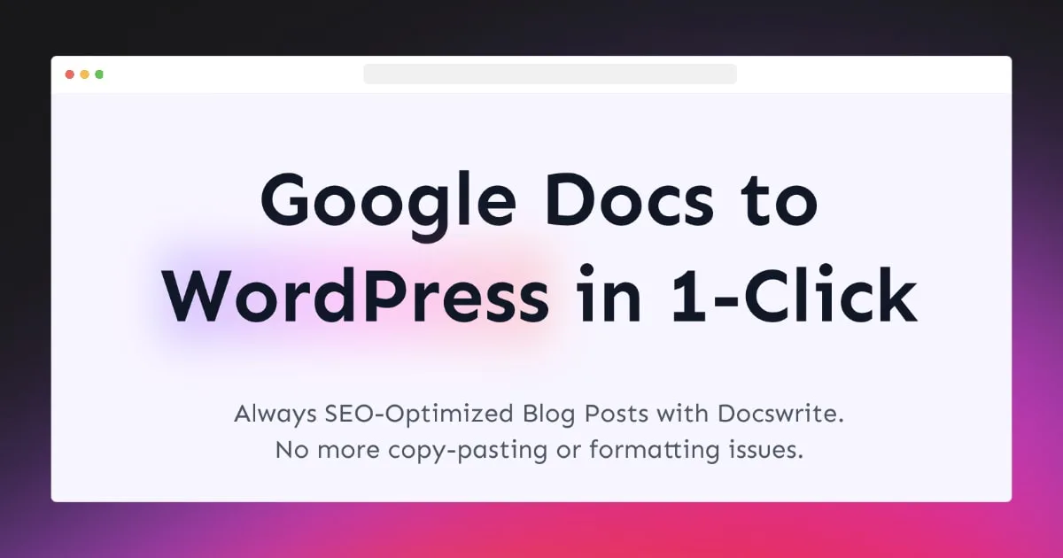 Preview of docswrite.com