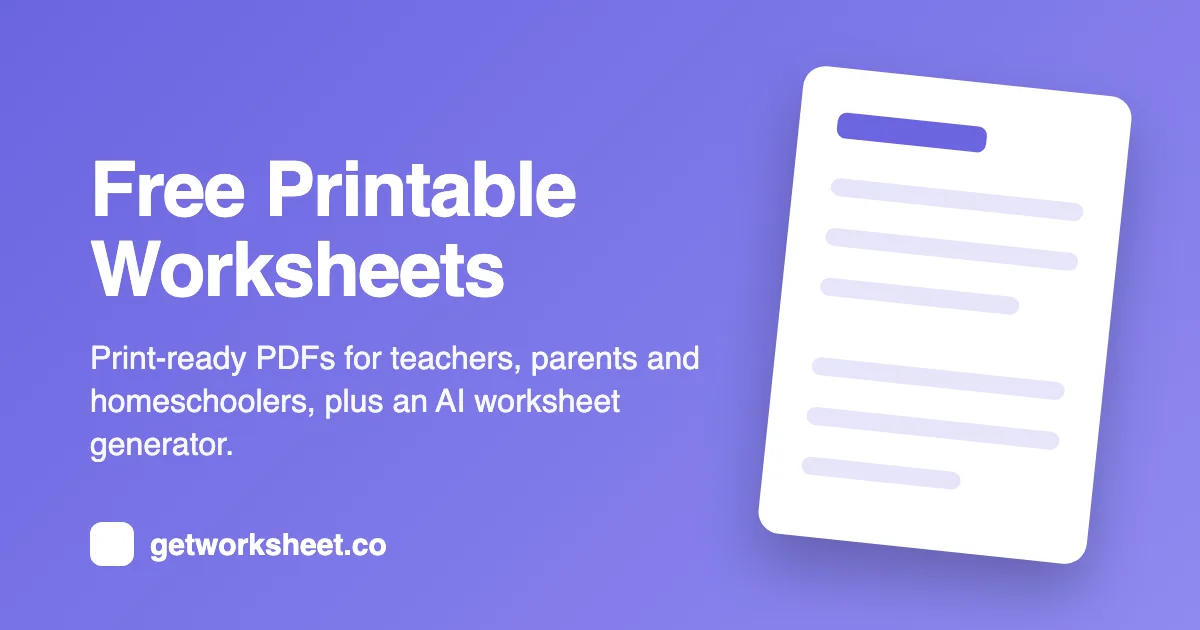 Preview of Getworksheet