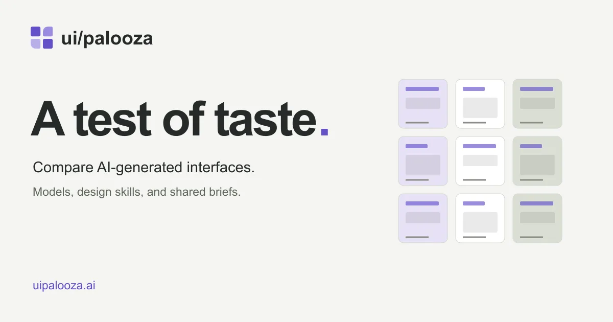 Preview of UI Palooza