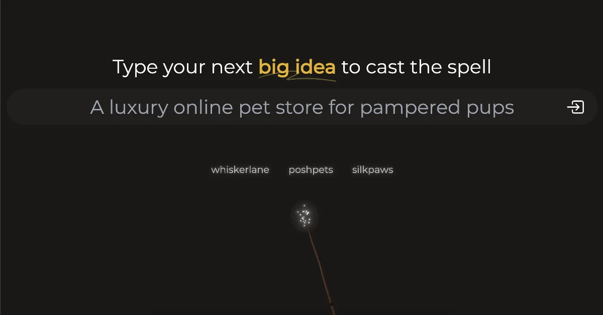 Preview of namewizard.ai