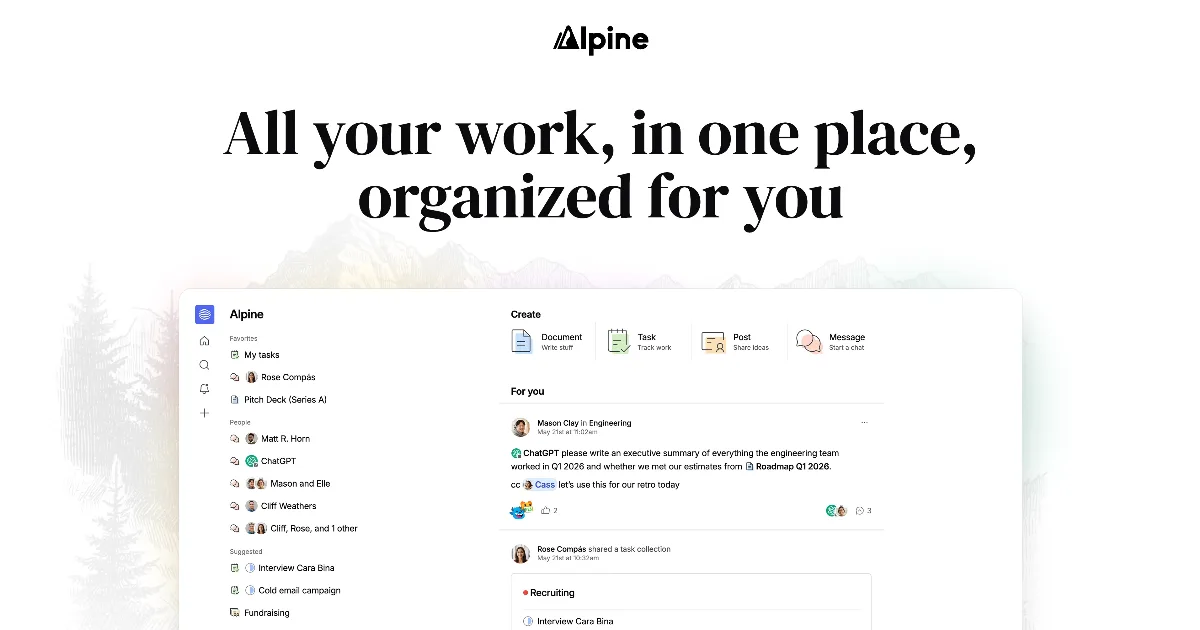 Preview of Alpine