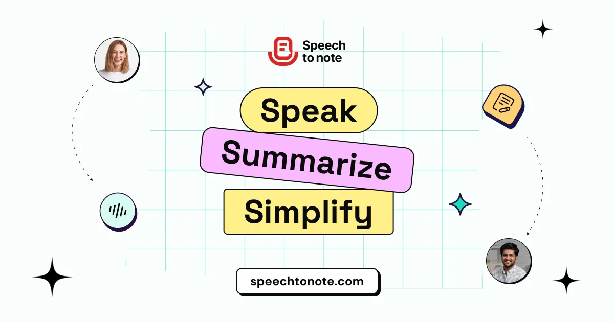 Preview of Speech to Note