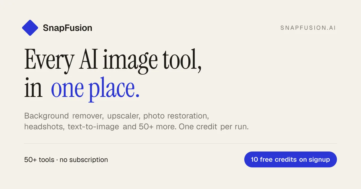 Preview of SnapFusion