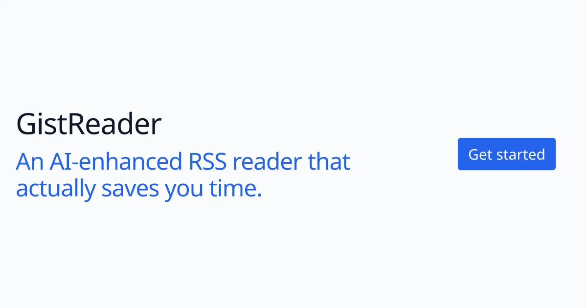 Preview of GistReader