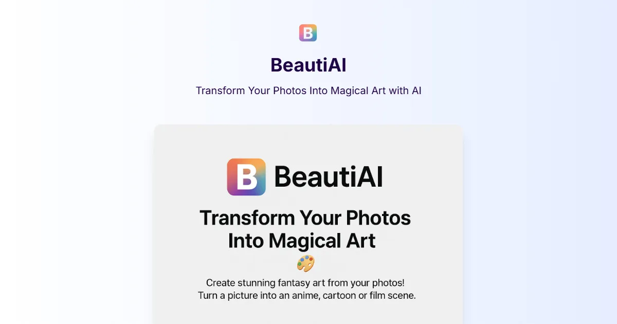 Preview of BeautiAI