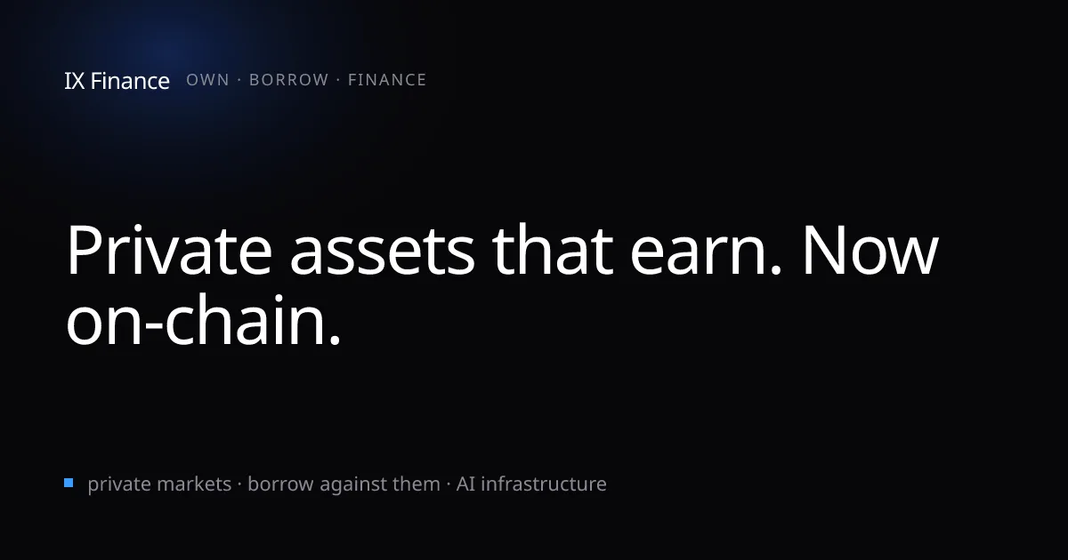 Preview of IX Finance
