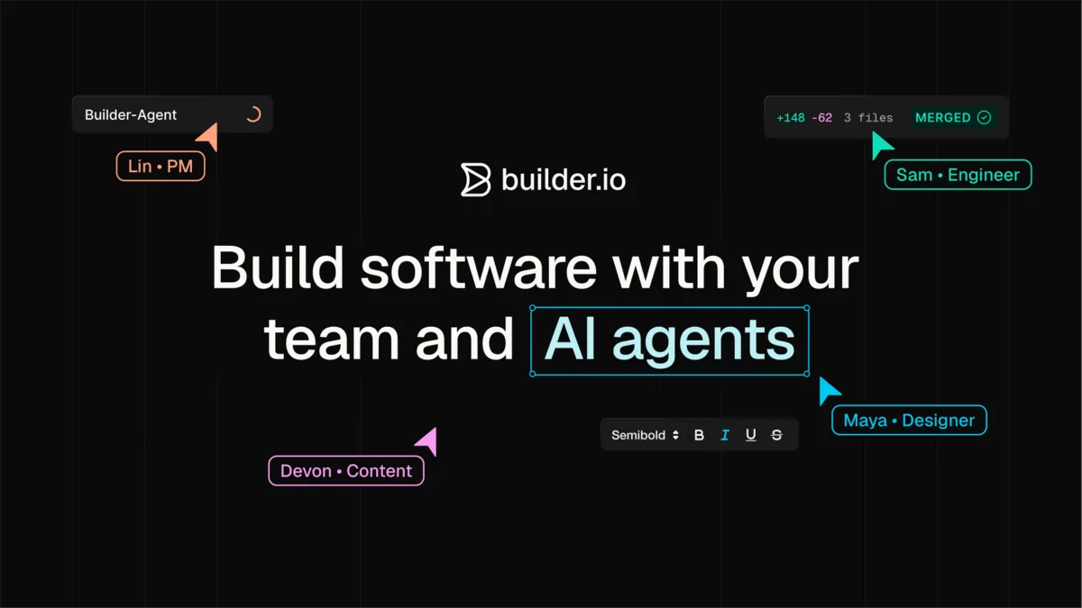 Preview of Builder.io