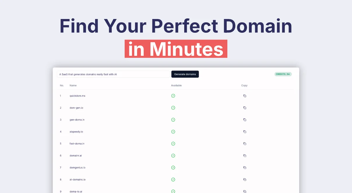 Preview of Fast Domain