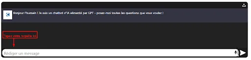Preview of ChatGPT Français