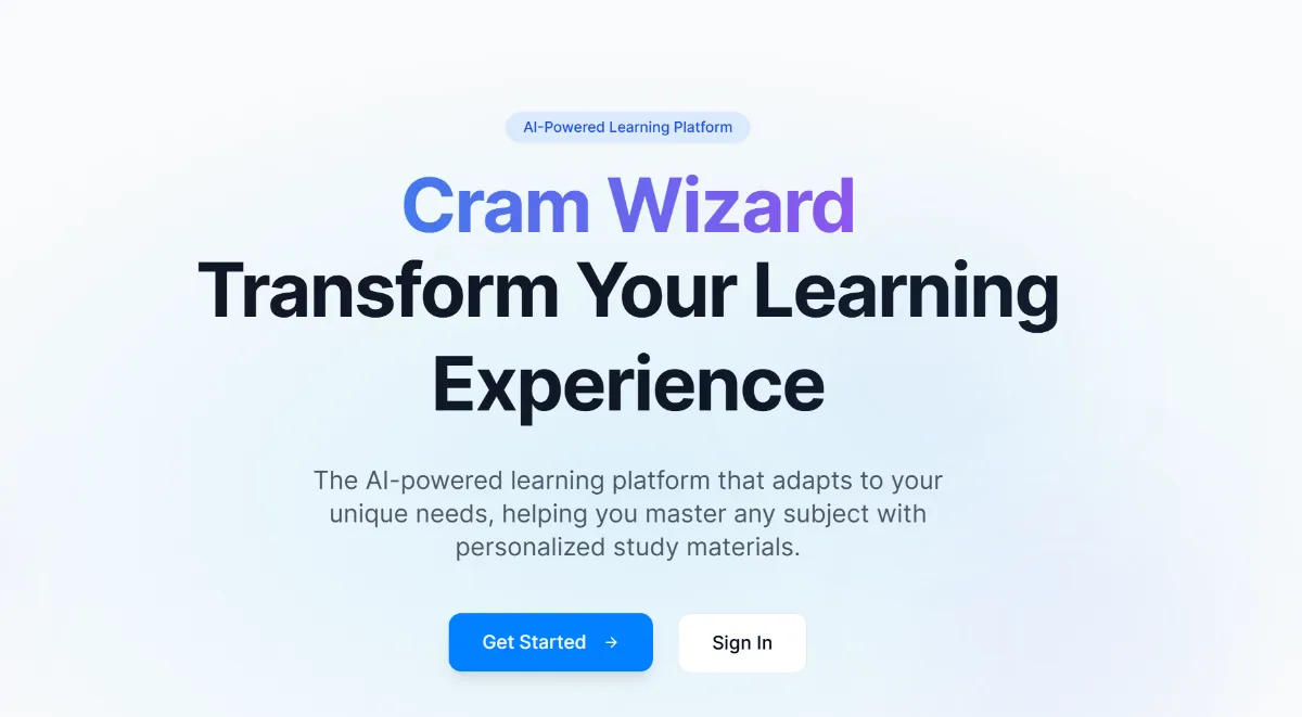Preview of Cram Wizard