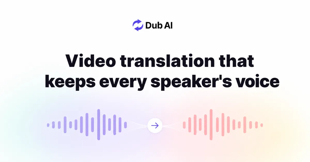 Preview of Dub AI