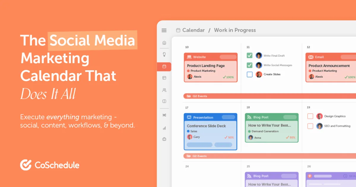Preview of CoSchedule