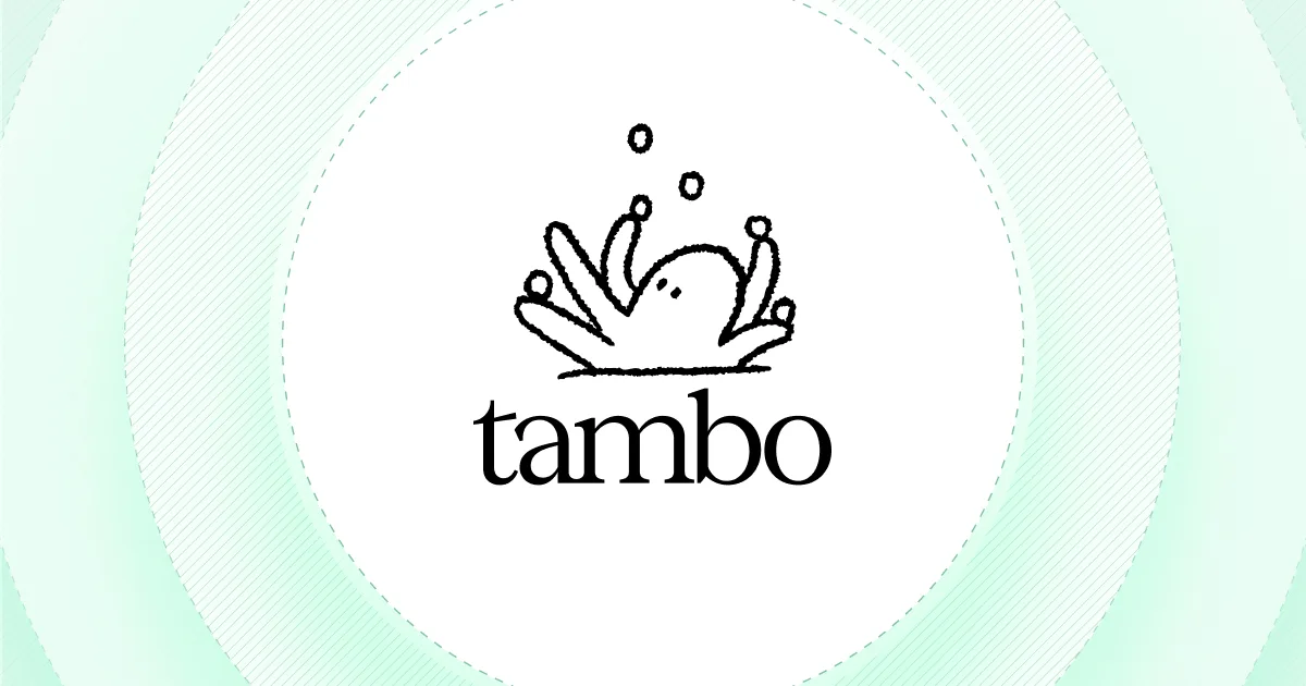 Preview of tambo-website