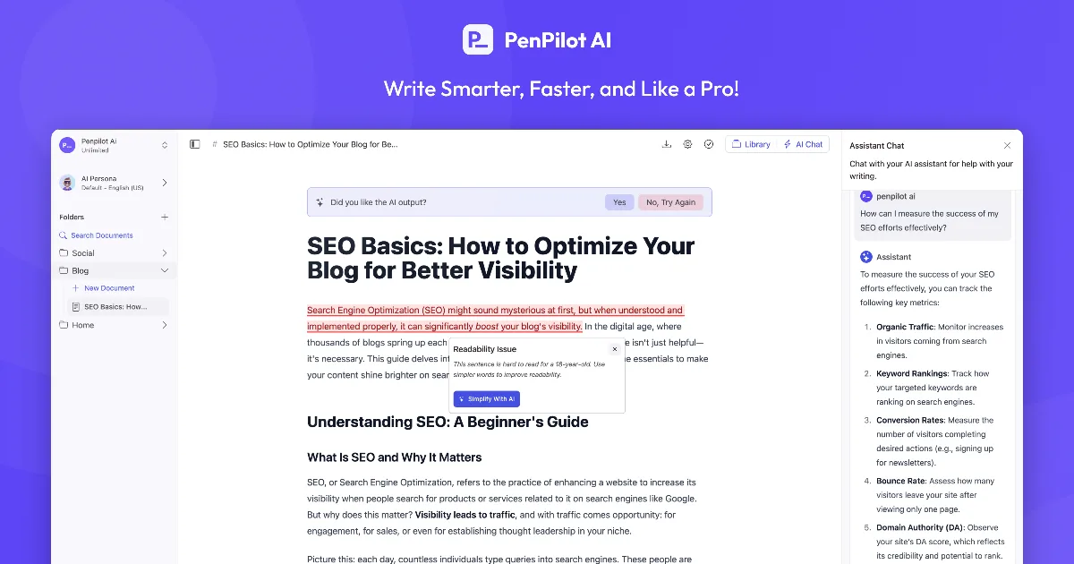 Preview of PenPilot AI
