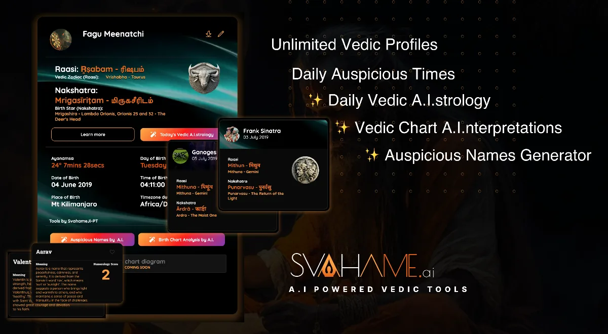 Preview of SvahaMe.ai