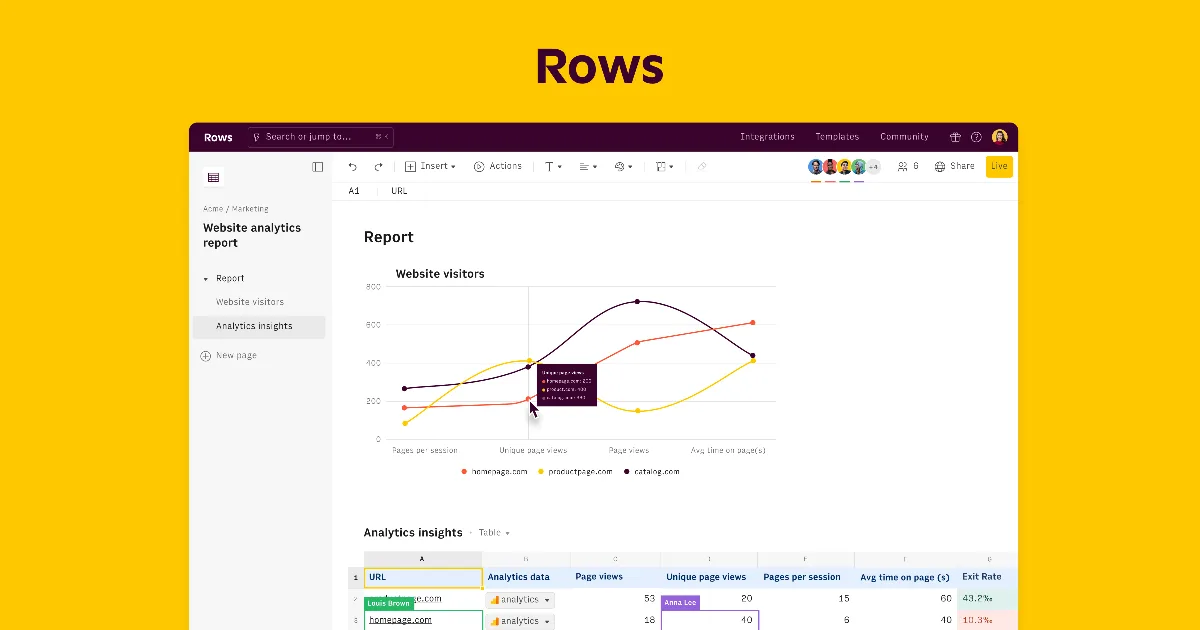 Preview of Rows - Your new AI Data Analyst