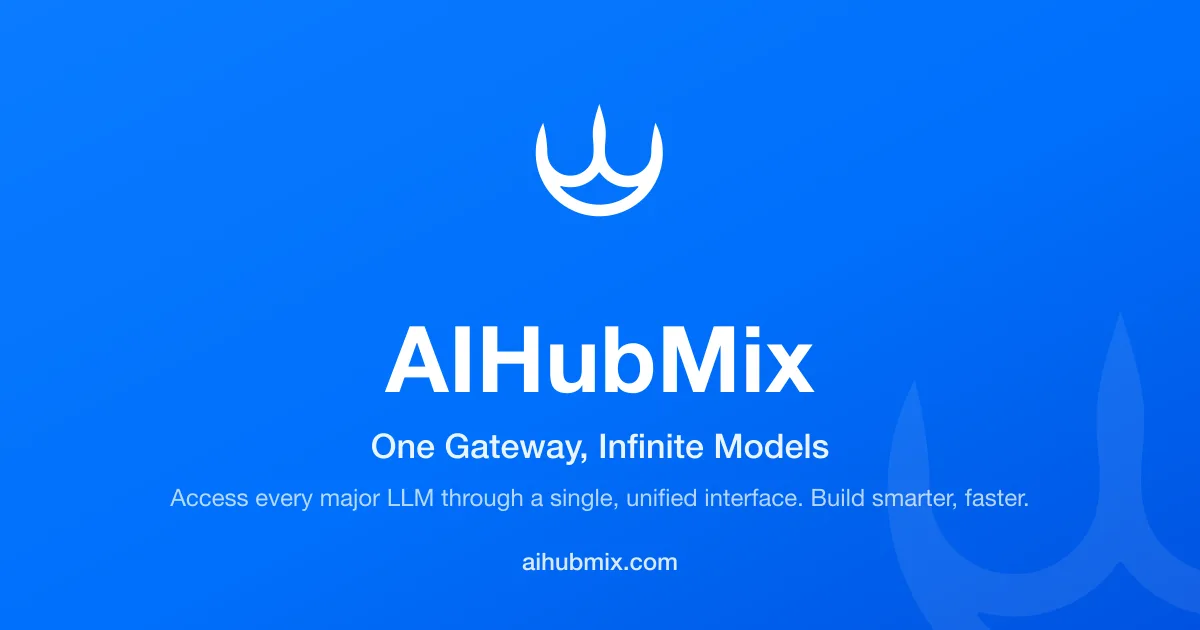 Preview of AIHubMix