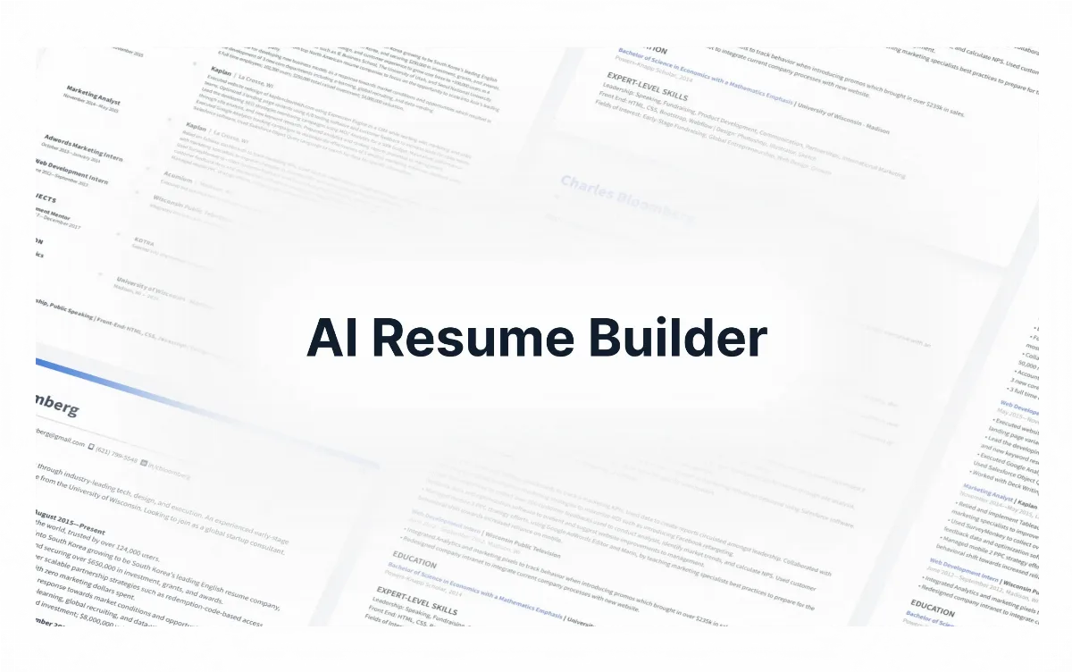 Preview of Resumebuild