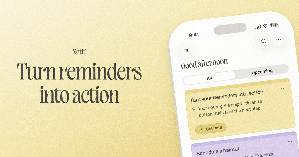 Preview of Notif