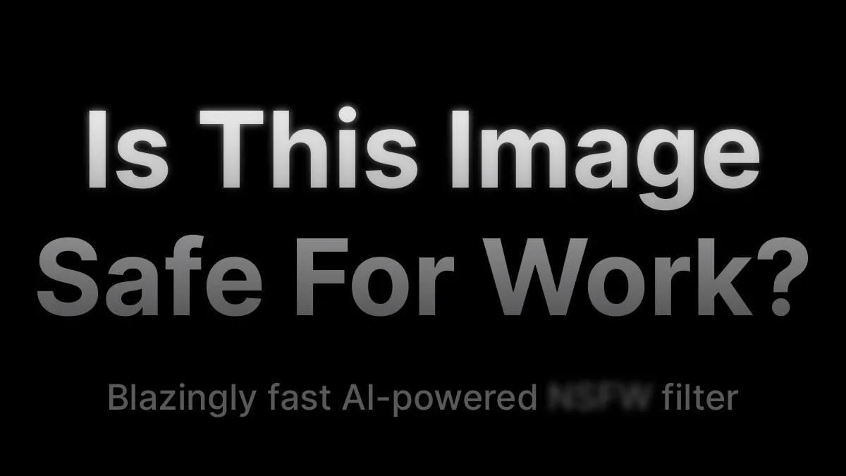 Preview of Is This Image NSFW?