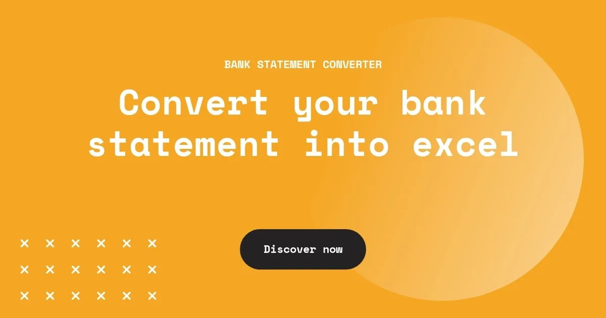 Preview of Bank Statement Extract