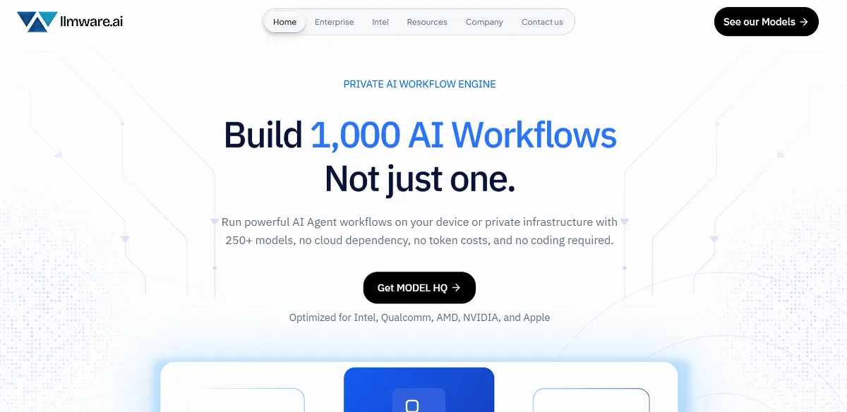 Preview of LLMWare AI for Complex Enterprises
