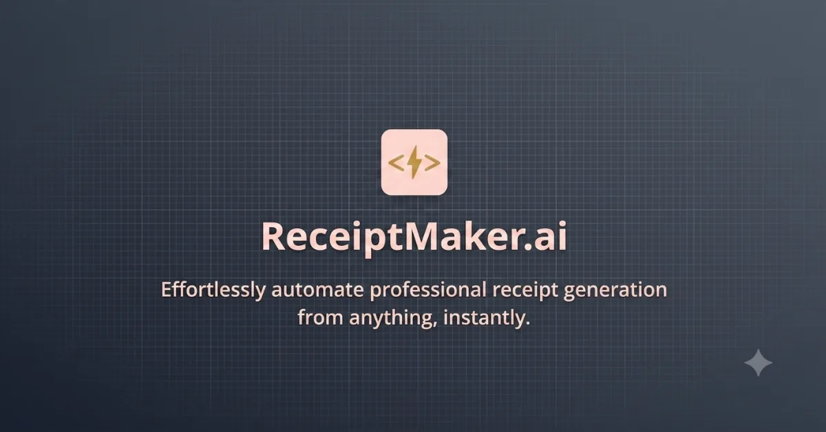 Preview of ReceiptMaker