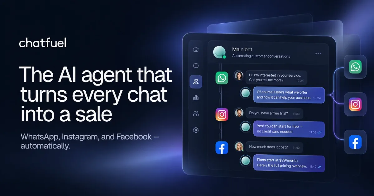 Preview of Chatfuel