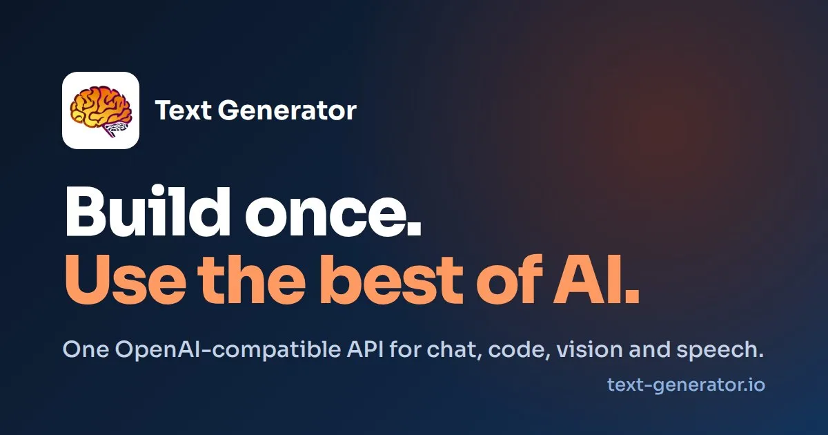 Preview of Text Generator