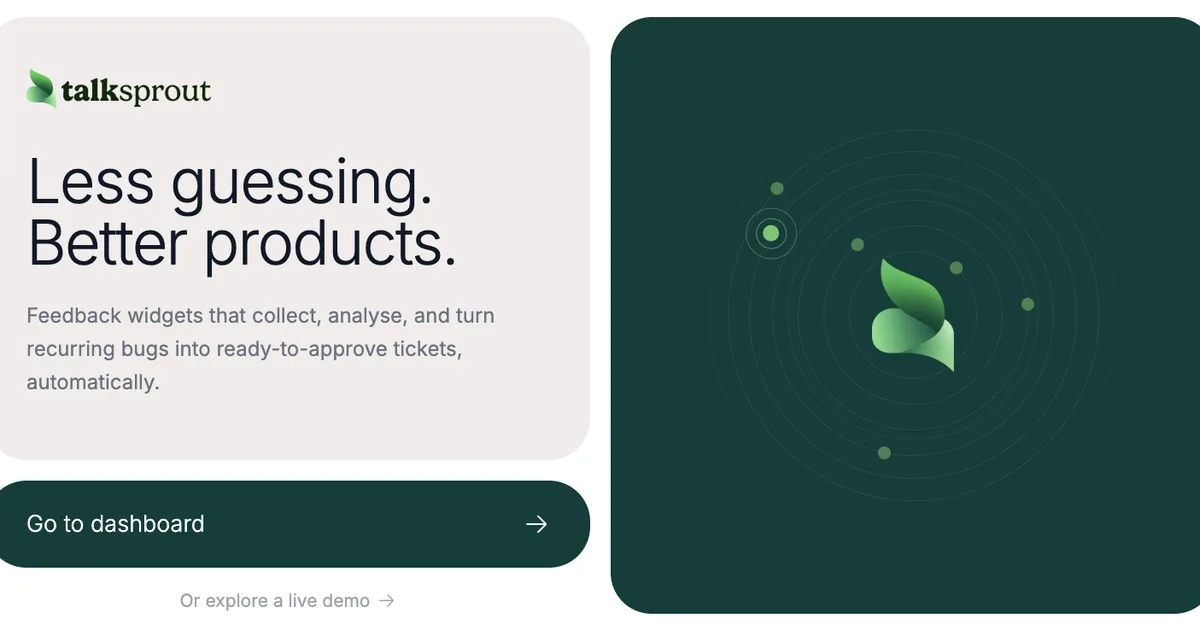 Preview of talksprout