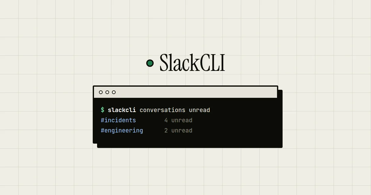 Preview of SlackCLI