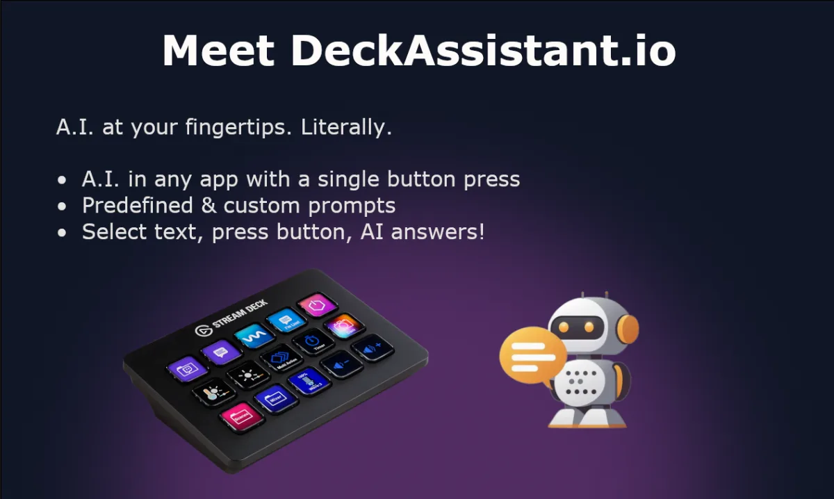 Preview of DeckAssistant