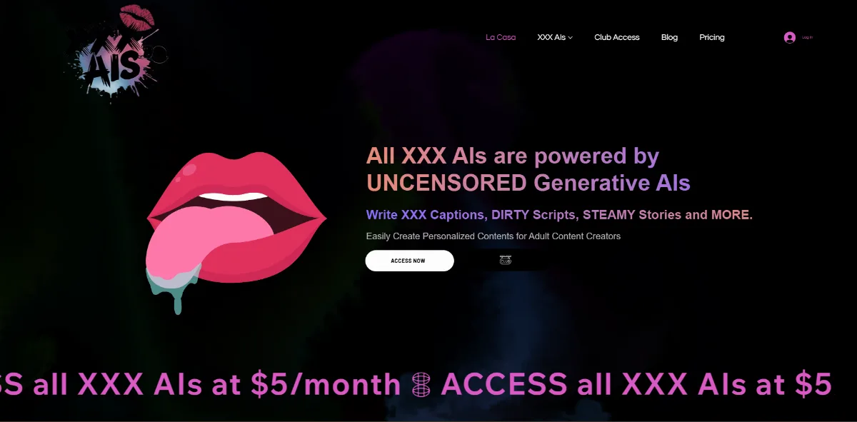Preview of XXX AIs