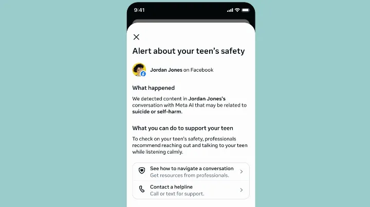 Image for: Meta will now alert parents if teens 'repeatedly' search for self-harm content on Facebook