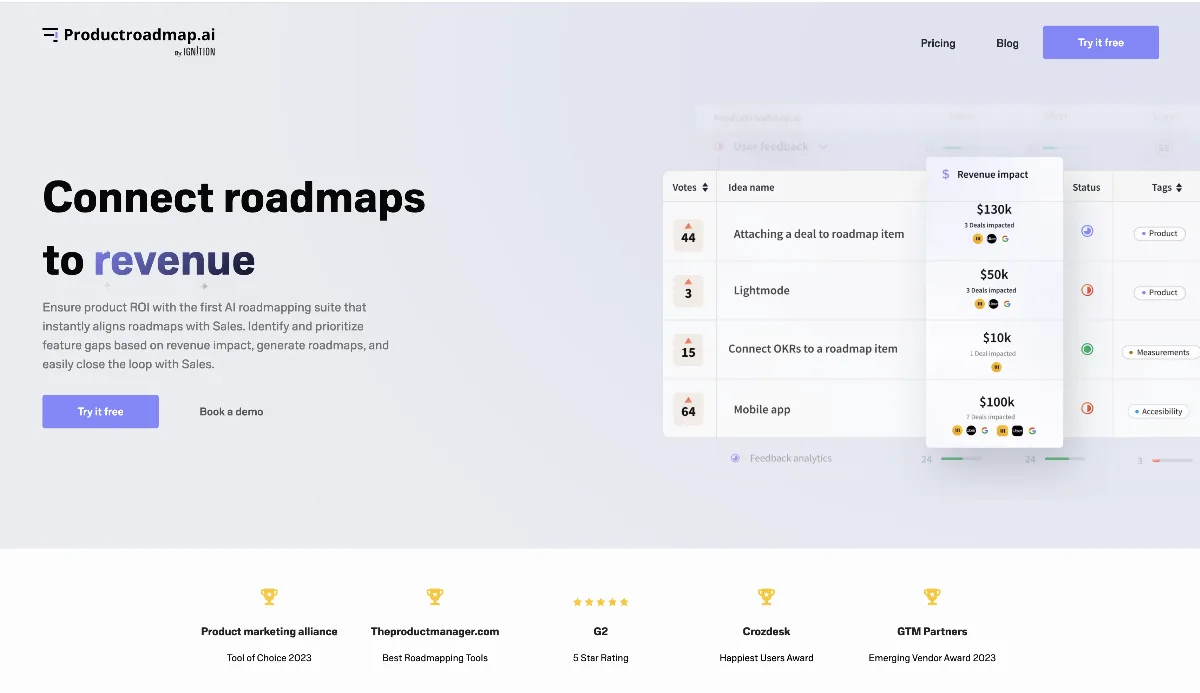 Preview of Product Roadmap