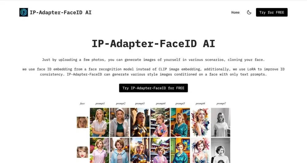 Preview of IP Adapter Face ID